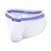 侧面-白色-White ORLVS-OR6245 Cotton Pouch Brief – Ultra Comfort & Definition